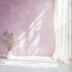 Lavender, Pink, White Room Photography Backdrop
