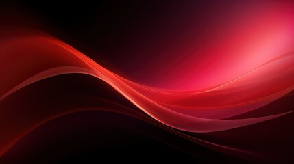 Obraz premium Abstract Red Swirls Dark Background Design