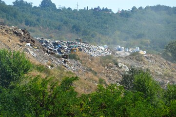 landfill on the hill