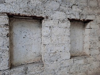 old wall with window