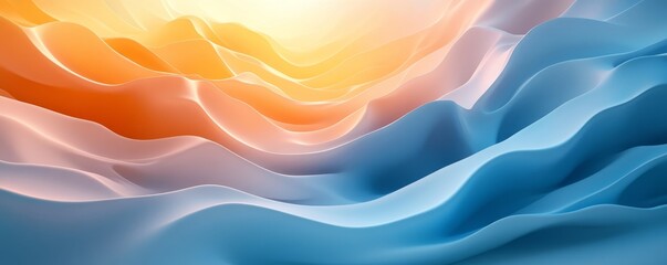 Fototapeta premium Abstract 3D Background, Generative AI