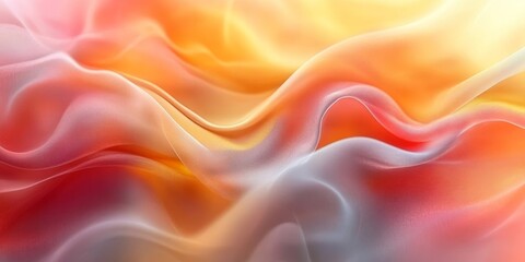 Obraz premium Silky Background With Abstract Shapes, Generative AI