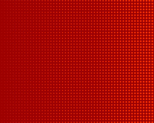 Bright Red Halftone dotted background. Pop art style. Pattern with small circles, dots, design element for web banners, posters, cards, wallpapers, backdrops, sites. Vector illustration
