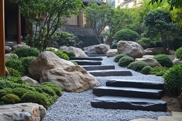 Elegant Aggregate: Decorative Stones for Garden Landscaping and Stylish Patio Enhancements