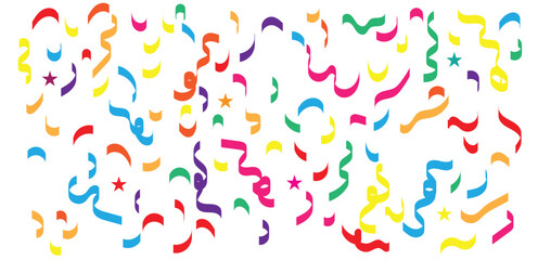 Colorful confetti background. vector eps10