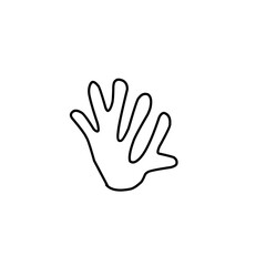 coral outline illustration