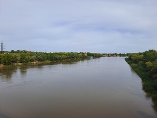 Fototapeta premium view of the river
