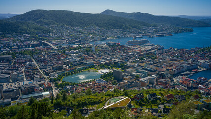 Fototapeta premium Bergen in Norwegen