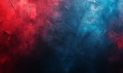 Blue Red Colors Gradient Background with a Grainy Texture, Generative AI