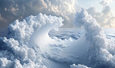 White Fractal Horizon, Generative AI