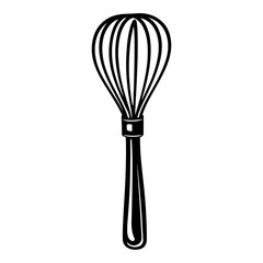 Whisk png - kitchen utensil on isolated transparent background