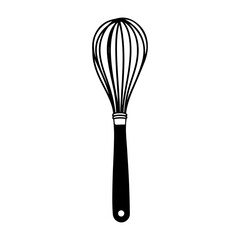 Whisk png - kitchen utensil on isolated transparent background