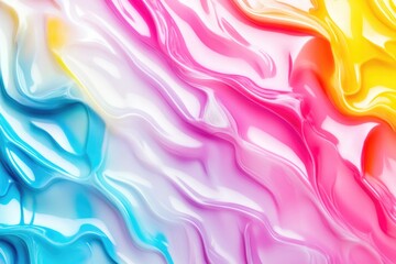 Obraz premium A close-up shot of a vibrant and abstract liquid texture