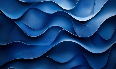 Obraz premium abstract blue background, Generative AI