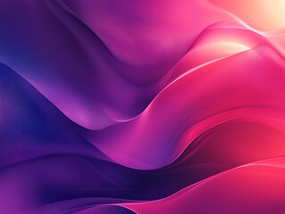 Obraz premium A vibrant abstract background featuring flowing waves in warm orange and pink hues, creating a soothing and dynamic