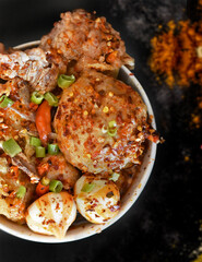 Hpy spicy meat ball