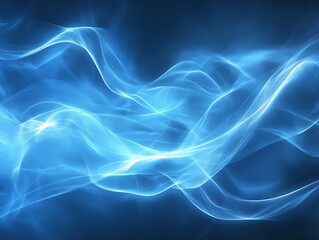 Fototapeta premium Blue abstract background with coastal themes (Mediterranean seaside): Soft blue hues mimicking the Mediterranean sea, with delicate waves and sunlit