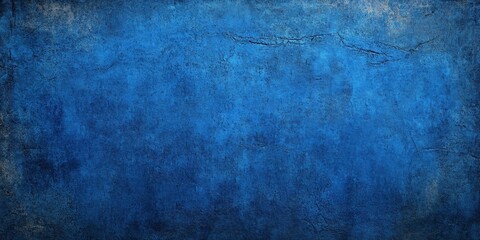 Fototapeta premium Vibrant textured blue wall background for creative designs and projects