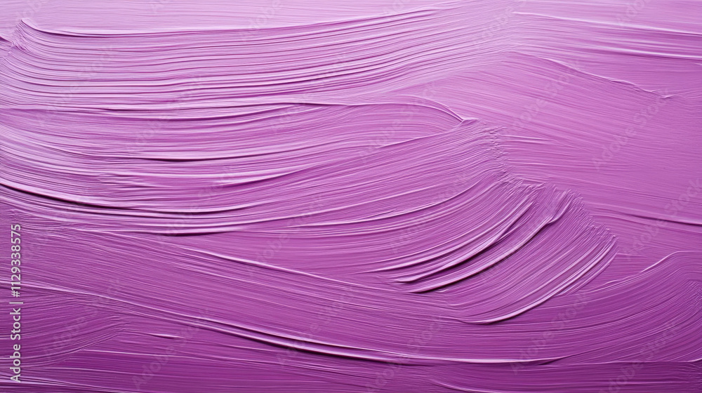 Poster smooth strokes of pastel purple paint create an artistic texture on a canvas, showcasing the process