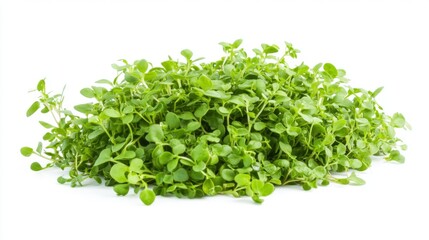 Fresh Green Microgreens - A Nutritious and Healthy Food