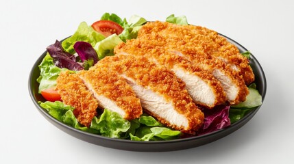 Crispy Fried Chicken Salad - A Flavorful and Healthy Meal
