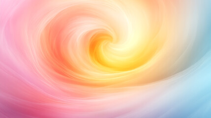 Obraz premium Abstract background, light swirl to the center in multicolored pastel tones