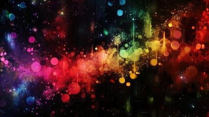 Obraz premium Scientific elements in abstract exploration