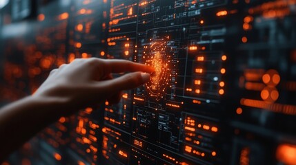 Business leveraging AI technology for optimizing processes in a digital environment