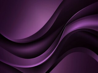 Obraz premium Purple waves flow gracefully in this artistic abstract background