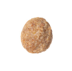 Obraz premium One pet food granule isolated on white