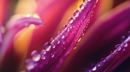 A close-up shot of a plant leaf with water droplets, great for scientific or nature-themed illustrations