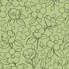 flower seamless patterns