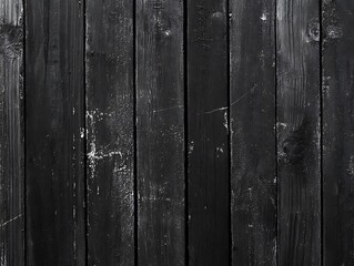 Fototapeta premium Black wood wall wooden plank board texture background 
