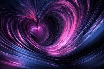 Fototapeta premium A close-up view of a heart-shaped object against a dark background, symbolizing love and affection, perfect for Valentine's Day themes.
