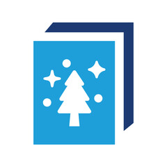 Christmas card icon