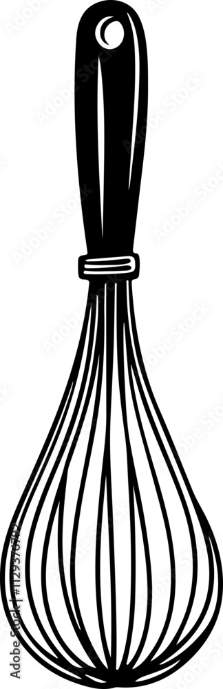 Wall mural Whisk SVG- kitchen utensil vector