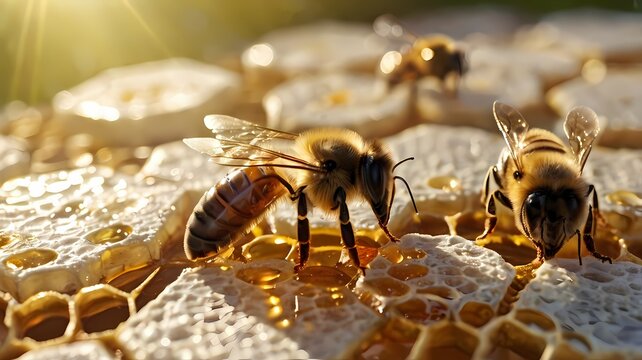 Sugar, honey, nectar, dessert, delicious food, background, ants, bees, lemon, lemon soda, honey lemon, honeycomb, lump sugar, ants on sugar Type 21