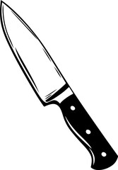 Kitchen knife SVG - Kitchen utensil vector