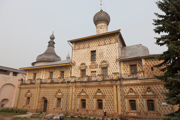 Russia Yaroslavl region Rostov Rostov Kremlin on a cloudy summer day