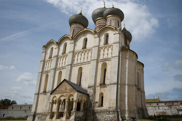 Russia Yaroslavl region Rostov Rostov Kremlin on a cloudy summer day