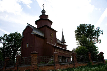 Fototapeta premium Russia Yaroslavl region Rostov Church of St. John the Evangelist view on a cloudy summer day