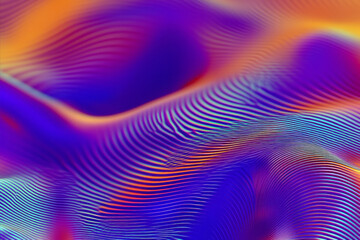 Fototapeta premium a colorful abstract background with wavy lines