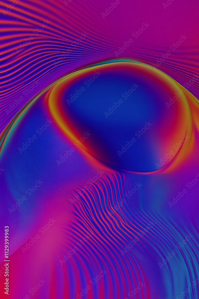 Poster a colorful background with a circular pattern