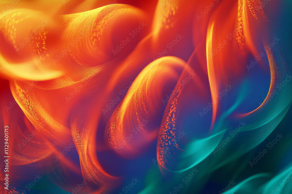Poster a close up of a colorful background