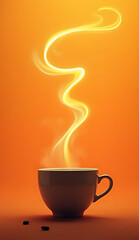 cup of hot coffee
