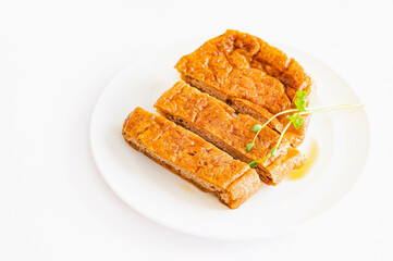 煮た栃尾のあぶらげ