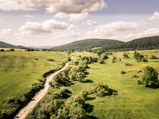 Regietów w Beskidzie Niskim © DRONE QUEST