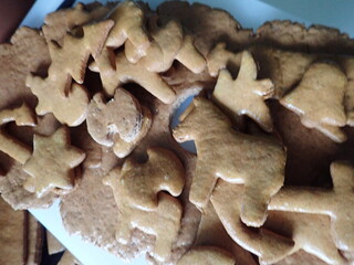 homemade traditional sweet christmass gingerbreads
