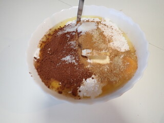 preparing sweet pastry for homemade baking