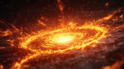 AI simulating the birth of the universe in a highly detailed 3D model.